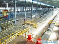 Gypsum board making machine with natural gas drying