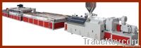 WPC Floor twin screw extruder machine plastic