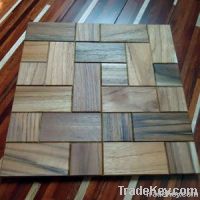 Wood wall tile solid teak wood wall tile