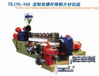 Twin-Screw Amylum Degradation Sheet Extruder