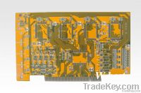 Multilayer gold fingers board
