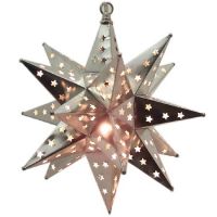 Mexican tin lighting / tin star lights / aged tin star light