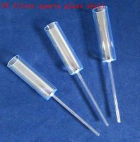 UV blocking quartz glass tube with two different out diameter for sterilization lamp