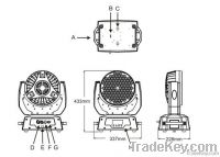 108W LED moving head light