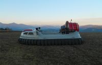Hovercraft, amphibian air cushion vehicle