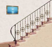 Wrought Iron-Stair Railing