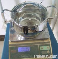 stainless steel casserole ceramic inside with glass lid 201material