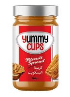 Yummy Cups 350 Gr. Caramelised Biscuit Spread (Glass Jar)