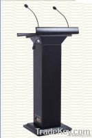 digital lectern, smart lectern with gooseneck microphone