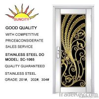 Exterior stainless steel door