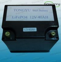 12V 40Ah LiFePO4 Starter Battery, Engine Starter Battery For Car Starting