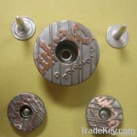 metal jean button