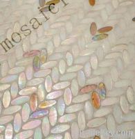 glass mosaic floor