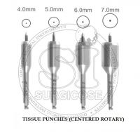 Tissue Punches Open Rotary & Centered Rotary