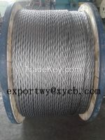 3X7 galvanized steel rope for highway guardrail