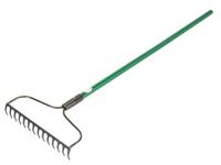 grass fiber garden rakes w/ 14 tine