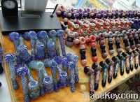color glass smoking pipe