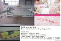 single needle computerized quilting machine