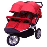 Double Baby Pram Europe Style Luxury Twin Baby Stroller With Air Wheels