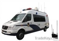 Vehicle-based Wide Band Electromagnetic Interfering System