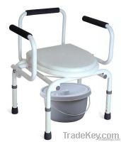 commode steel chair