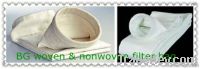 Woven or Nonwoven Glassfiber Filter Fabric and Filter Bags