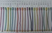 coloured ball chain