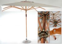 china supplier high quality wooden garden umbrella