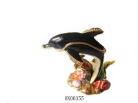 Dolphin Bejewelled Box