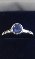 Tanzanite Sterling Silver Ring