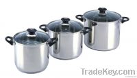 double handles 6 pcs stock pot(WW-S008)