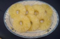 Pickled Cucumber In Glass Jar, Canned Pineapple.