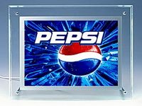 Crystal Slim light box-PEPSI SIGN