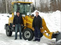 ZL08F mini front wheel loader export to Finland