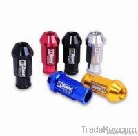 Aluminum wheel lug nuts