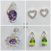 Silver Jewelry with Cubic Zirconia (CZ)