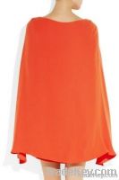 Orange Cape Dress