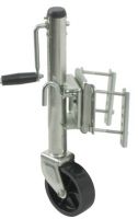 Bolt-Thru Swivel Marine Jack w/ Caster - Sidewind - 10&quot; Lift - 1, 200 l