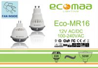 Eco-MR16 Series  6W&amp;7W MR16 Lamp with Fan inside