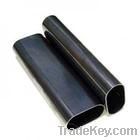 Flat oval steel pipe