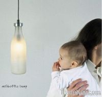 Milk Bottle Pendant Lamp