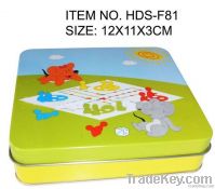 Colorful Square Metal Tin Box