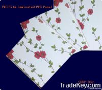 Laminated PVC Panel with Flower Design (SKWP-062)