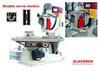 Full automatical shaped glass beveling machine