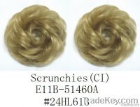 Natural Synthetic Hair Scrunchies