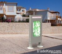 55" outdoor totem display vandal-proof  lcd digital signage