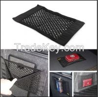 Car Trunk Cargo Net Seats Storage Organizer with Magic Sticker