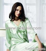 soft silk pajamas