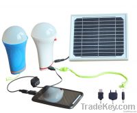 solar lighting lantern with mobile phone charger