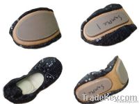 Foldable ballet flat shoes in bag